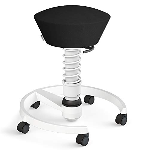 Aeris Swopper New Edition,Taburete ergonómico con ruedas,Silla de oficina dinámica para una espalda saludable,45-59 cm altura de asiento, muelle estándar