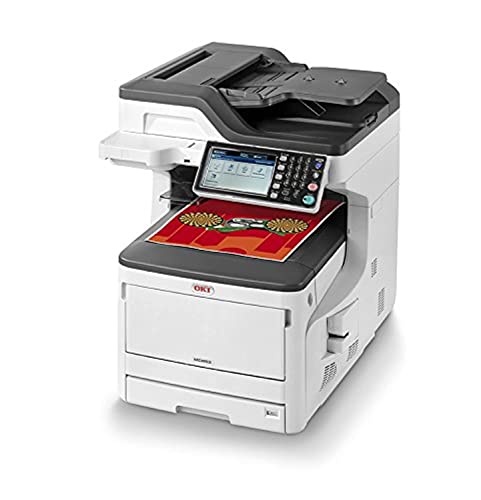 Oki MC853dn - Impresora multifunción 4 en 1, Color A3, Doble Cara, 23 páginas por Minuto, con Software de gestión de Documentos