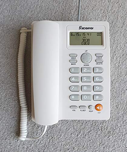 Teléfono BCA PH-206 de oficina con pantalla y visualización número de llamada optimizado para centralitas PBX